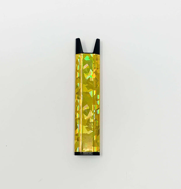 Stiiizy Pen Yellow Gold Holographic Blast Battery Starter Kit