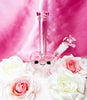 Pink Cupid Heart Glass Water Pipe/Dab Rig