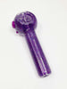 Purple Glitter Gel Filled 5.5in Water Pipe/Hand Pipe