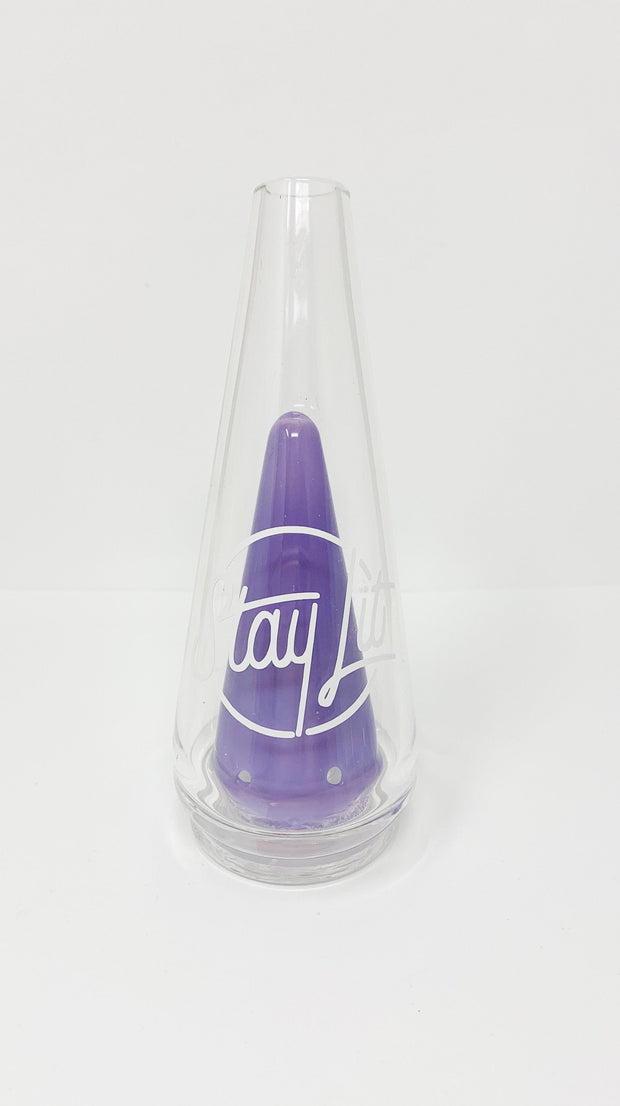 StayLit Puffco Peak Purple Glass Attachment/Dab Rig