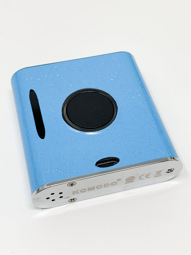 510 Threaded VMod Battery Light Blue Glitter Starter Kit