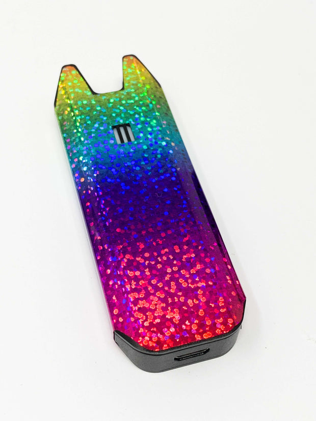 Biiig Stiiizy Rainbow Holographic Glitter Vape Pen Starter Kit