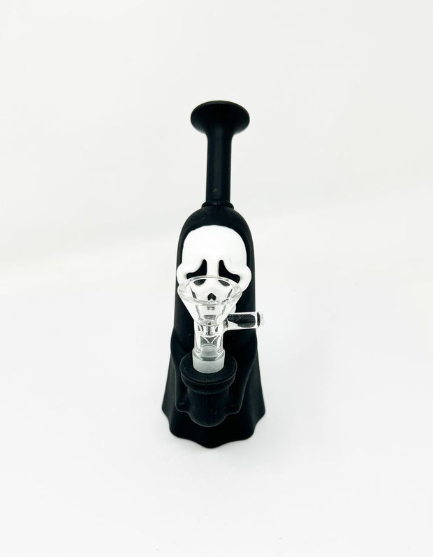 Ghost Face Silicone Water Pipe/Bong