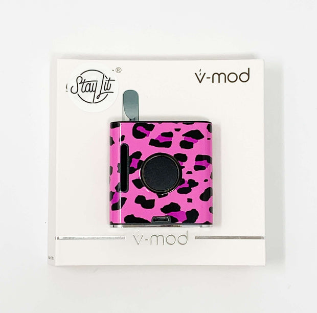 510 Threaded VMod Battery Pink Leopard Starter Kit