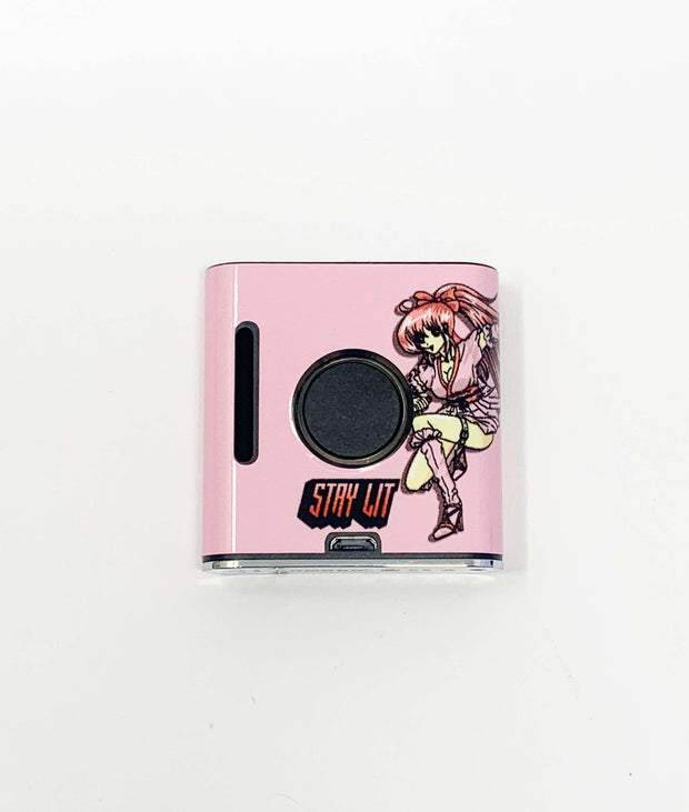 510 Threaded Battery Pink Ninja Anime Girl Starter Kit