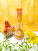 Retro Yellow Genie Bottle Glass Water Pipe/Dab Rig