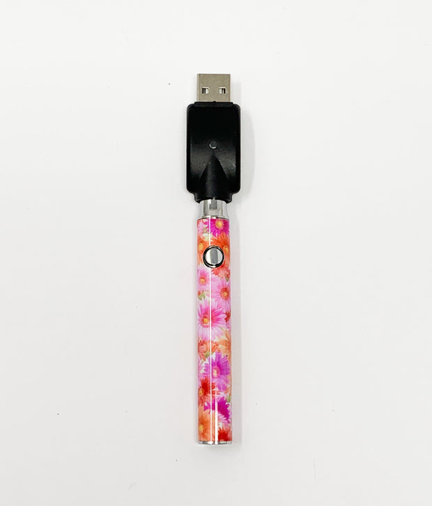 510 Threaded Battery Pink Daisies Starter Kit
