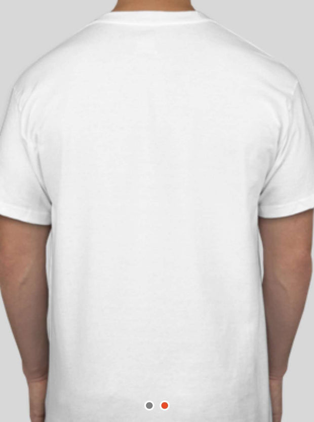 StayLit White and Black Logo T-Shirt