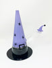Spooky Purple Witch Hat Glass Water Pipe/Rig
