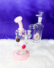 Delicious Donut Bent Neck Glass Water Pipe/Dab Rig