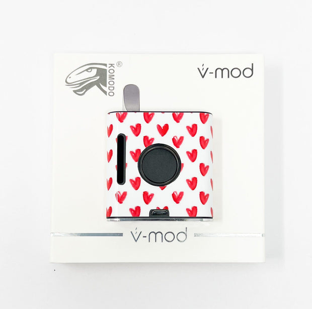 510 Threaded VMod Battery Red Hearts Starter Kit