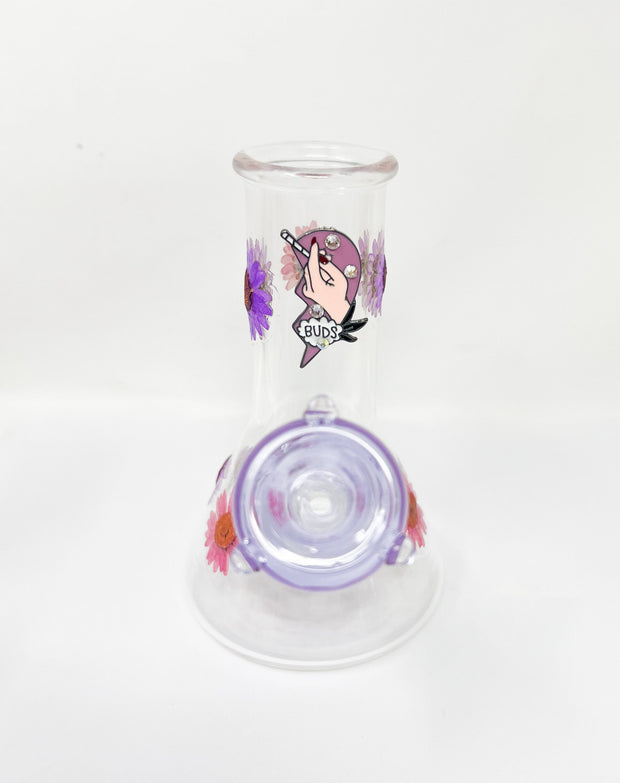 Best Buds Friends Dried Floral Water Pipe/Bong Set of 2