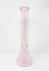 Pretty In Pink 16in Glass Water Pipe/Bong
