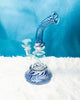Colored Swirl Glass Water Pipe/Dab Rig