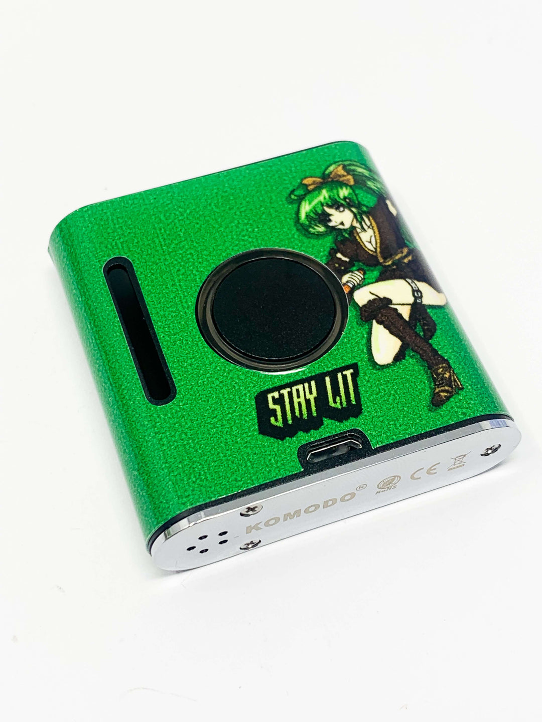 anime vape mod 510 Threaded VMOD 2 Battery Green Ninja Anime Girl Starter Kit