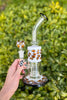 Cheetah Leopard Glass Water Pipe/Dab Rig