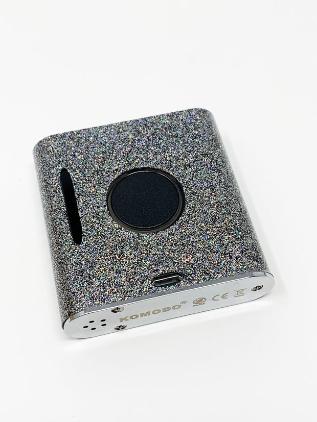 510 Threaded VMod Battery Transparent Holographic Glitter Starter Kit