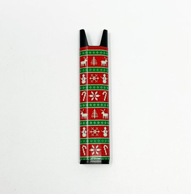 Stiiizy Pen Red Green Ugly Xmas Sweater Battery Starter Kit