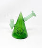 StayLit Design Two Tone Pyramid Glass Water Pipe/Dab Rig