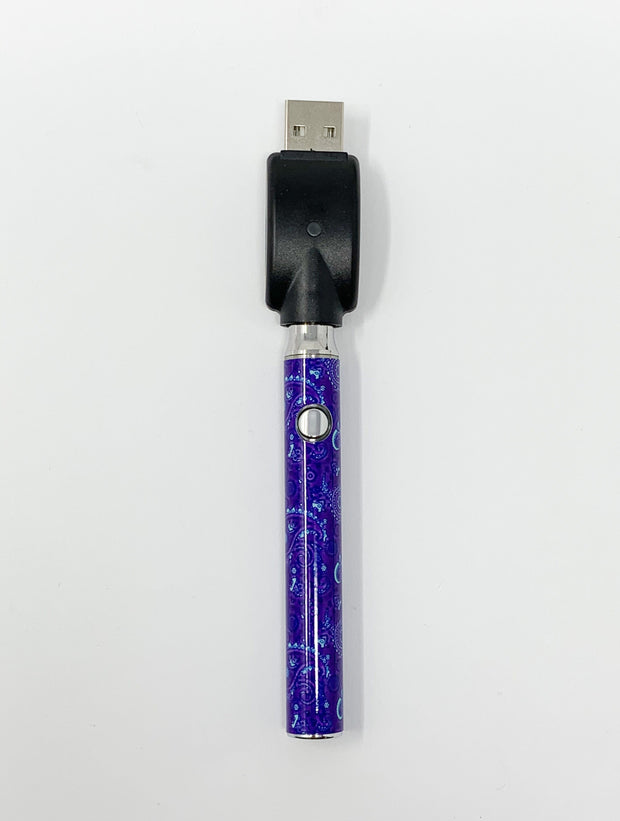 510 Threaded Battery Blue Paisley Starter Kit