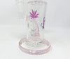 StayLit Opal Holographic Pink and Transparent Bent Neck Glass