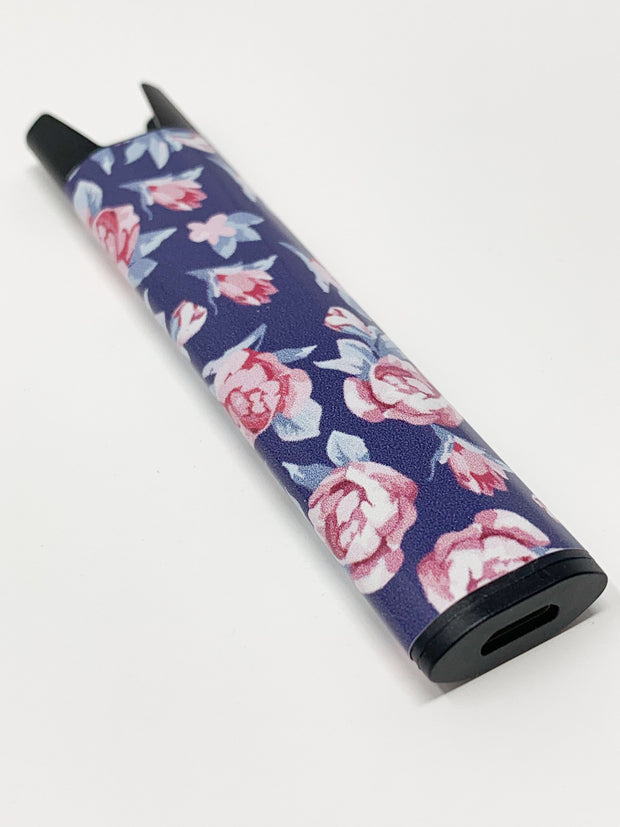Stiiizy Pen Blue Roses Floral Battery Starter Kit