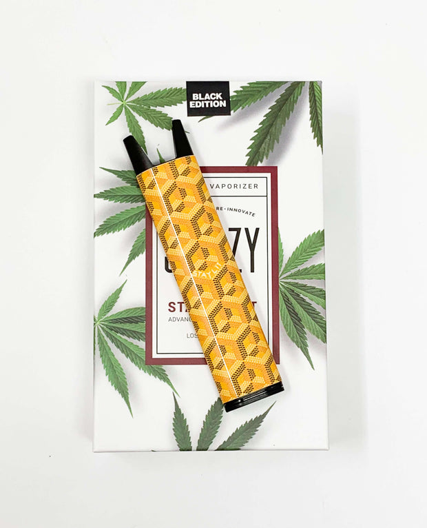Stiiizy Pen Yellow Geometric Battery Starter Kit