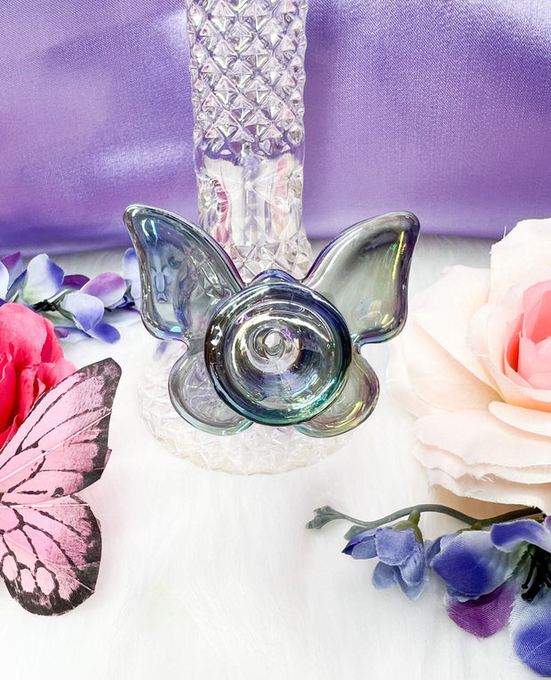 Iridescent Crystal Glass Vase Water Pipe/Bong