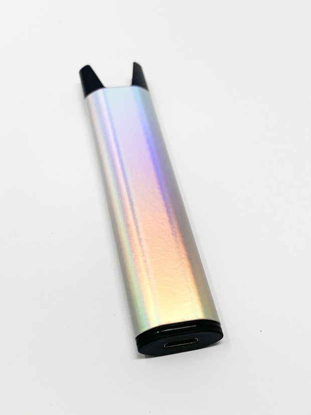 Stiiizy Pen Matte Silver Rainbow Galaxy Battery Starter Kit