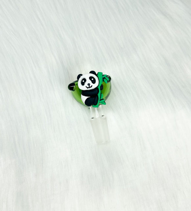 Green Panda 14mm Glass Bowl
