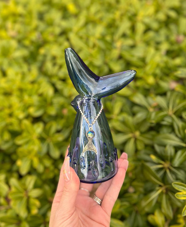 Magical Mermaid 7 Inch Glass Water Pipe/Dab Rig