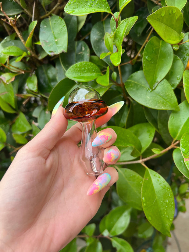 Alien UFO Spaceship Glass Hand Pipe