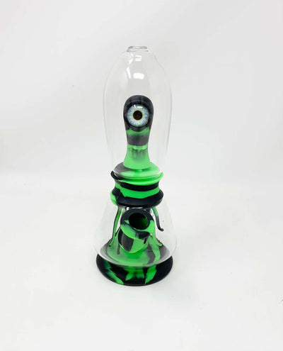 Green Alien Spaceship Silicone Water Pipe/Bong/Dab Rig