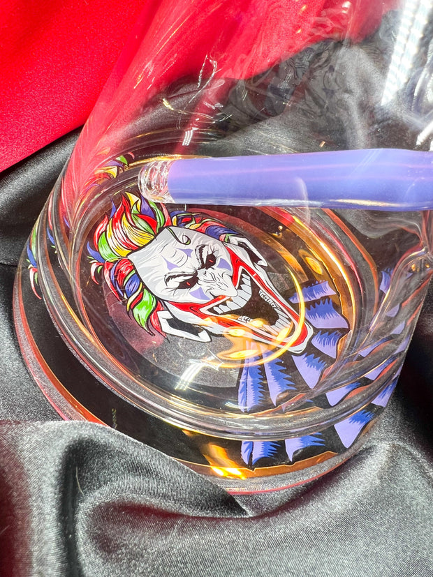 Cheech 16in Clown Glass Water Pipe/Bong