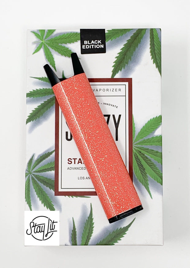 Coral Glitter Stiiizy Battery