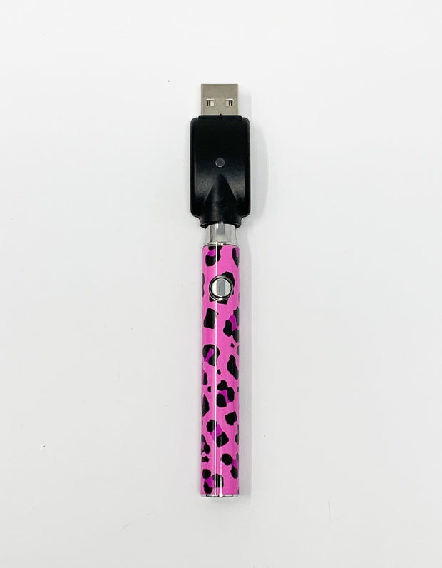 510 Threaded Battery Pink Cheetah Print Vape Pen Starter Kit