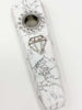 White Marble Crystal Hand Pipe Diamond