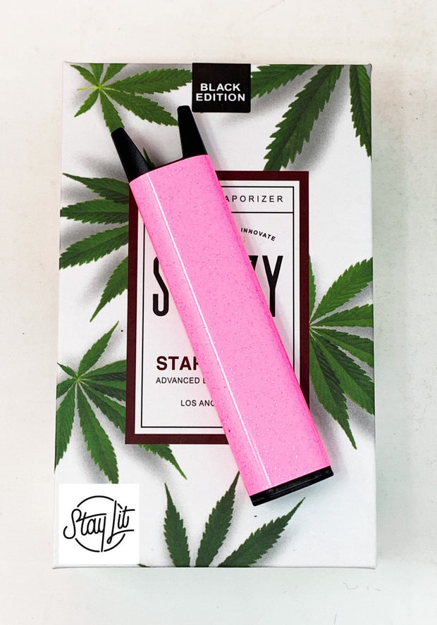Stiiizy Pen Hot Pink Glitter Battery Starter Kit