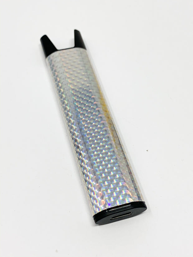 Stiiizy Pen Silver 3D Holographic Hologram Glitter Battery Starter Kit
