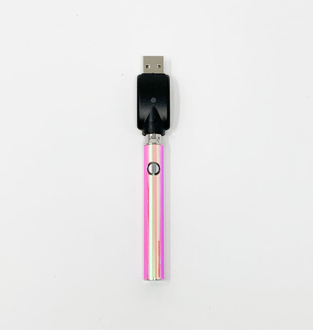 510 Threaded Battery Pink Orange Holographic Vape Pen