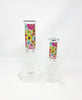Daisy Flowers Beaker Glass Water Pipe/Bong