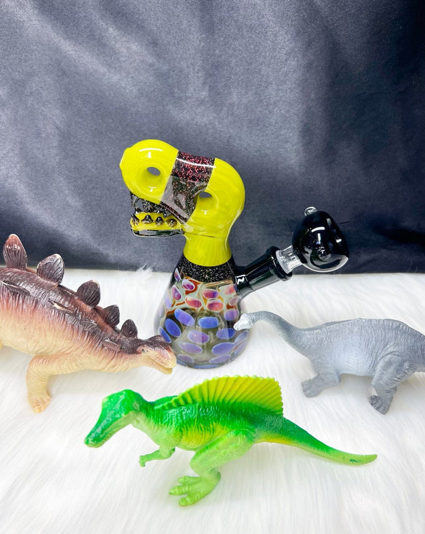 Dichro Dinosaurs Glass Water Pipe/Dab Rig