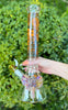 Cheech 16in Amber Elephant Glass Water Pipe/Bong