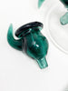 2KGlassWorks Emerald Green Horn Heady Glass Water Pipe/Dab Rig