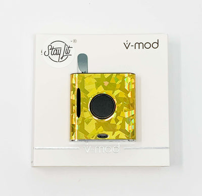510 Threaded VMOD 2 Battery Yellow Gold Holographic Blast Starter Kit