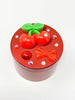 Herb Grinder Red Cherries Swarovski Crystals Weed Grinder 4 Piece 55mm W/ Cleaning Tool